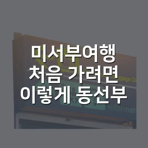 미서부여행 처음 가려면 이렇게 동선부터 잡는 방법 - 요약