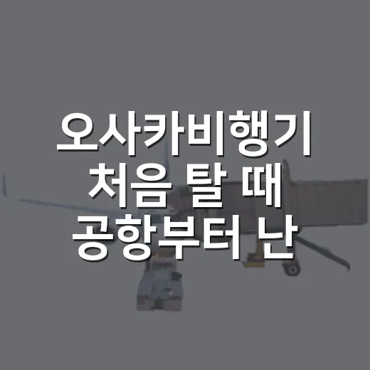 오사카비행기 처음 탈 때 공항부터 난바까지 헤매지 않는 방법 - 요약