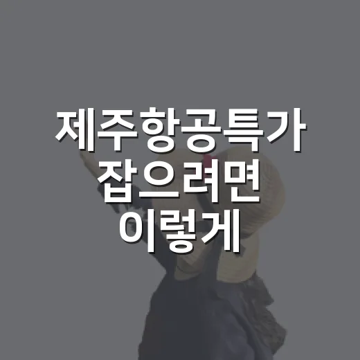 제주항공특가 잡으려면 이렇게, 공항 동선까지 덜 헤매는 방법 - 요약