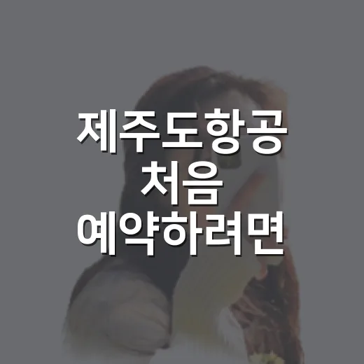 제주도항공 처음 예약하려면 이렇게 이동 시간부터 잡으면 편합니다 - 요약