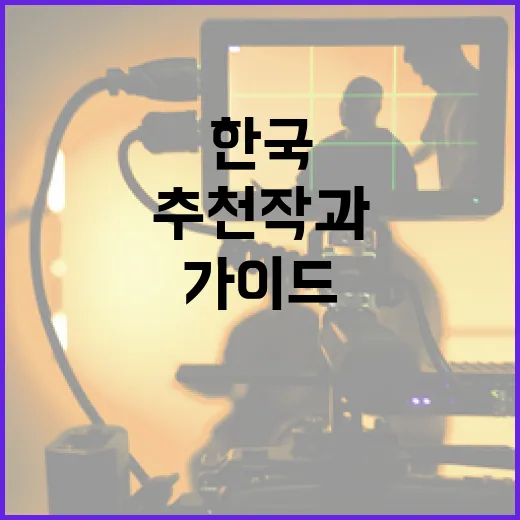 한국 드라마를 즐기는 방법: 추천작과 함께하는 가이드 - 요약