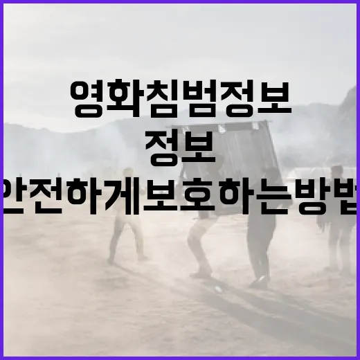 영화 침범 정보를 안전하게 보호하는 방법 - 요약