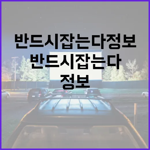 반드시 잡는다 정보를 얻는 방법 - 요약