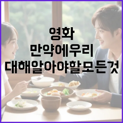 영화 '만약에 우리'에 대해 알아야 할 모든 것 - 요약