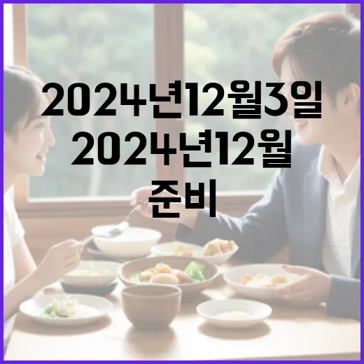 2024년 12월 3일, 그날을 준비하는 방법 - 요약