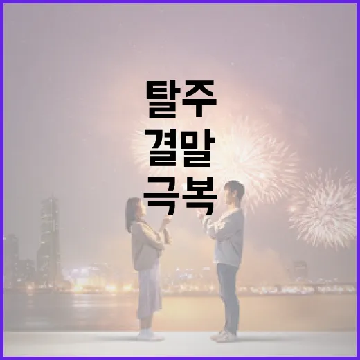 탈주 결말: 긴박한 순간을 극복하는 방법 - 요약