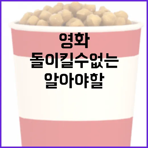 영화 '돌이킬 수 없는'에 대해 알아야 할 모든 것 - 요약