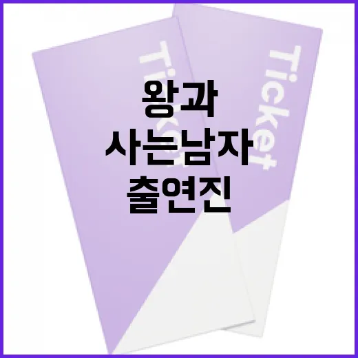 영화 '왕과의 사는 남자' 출연진을 알아보는 방법 - 요약