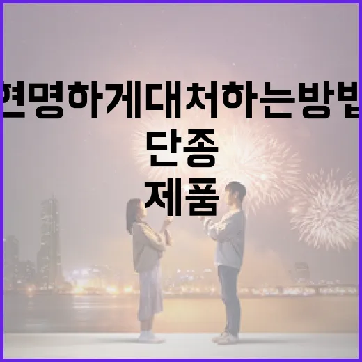 단종된 제품을 현명하게 대처하는 방법 - 요약