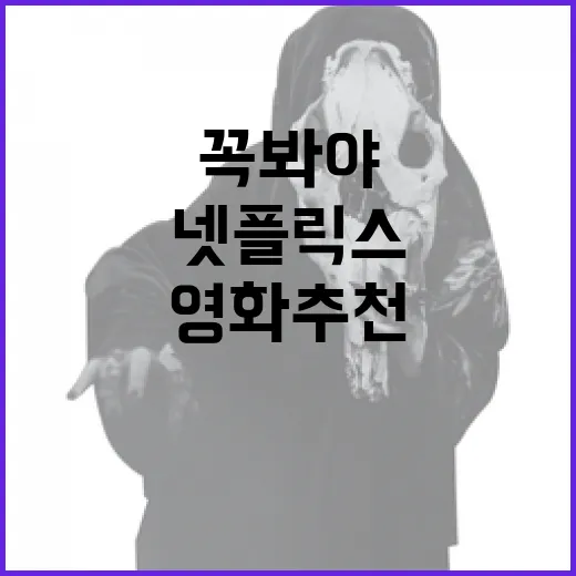 넷플릭스에서 꼭 봐야 할 영화 추천 방법 - 요약