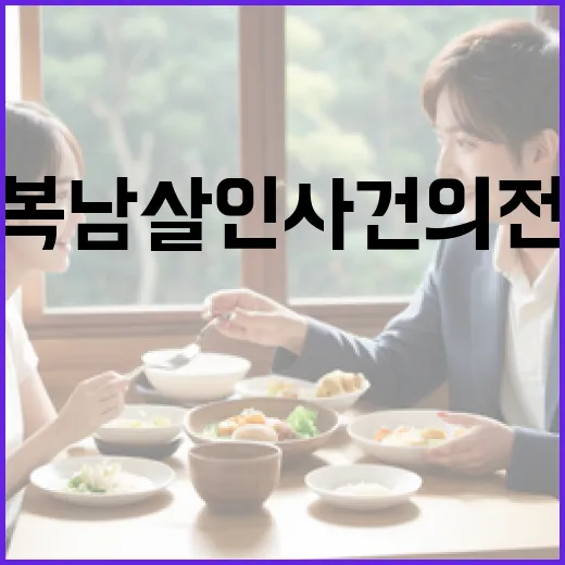 김복남 살인사건의 전말 이해하기: 사건과 그 여파 - 요약