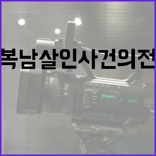 김복남 살인사건의 전말 살펴보기: 시작부터 끝까지 - 요약