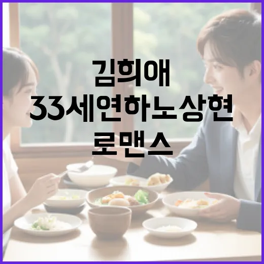 김희애와 33세 연하 노상현의 로맨스를 이해하는 방법 - 요약