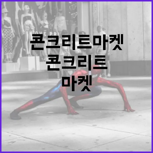 콘크리트 마켓을 이해하고 활용하는 방법 - 요약