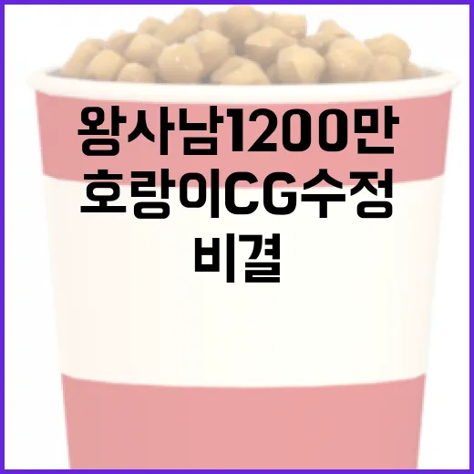 왕사남 1200만 달성의 비결과 호랑이 CG 수정 방법 - 요약