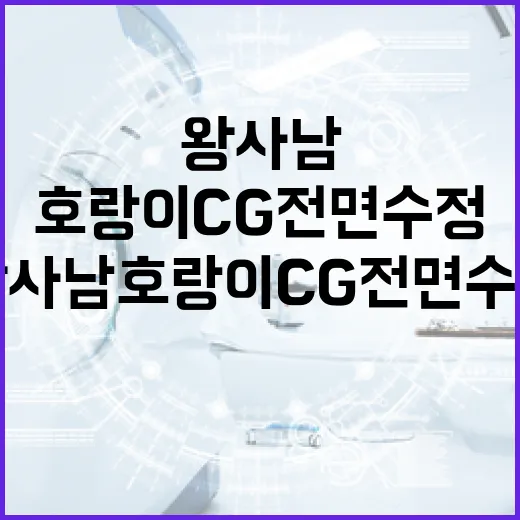 왕사남 호랑이 CG 전면 수정을 성공적으로 수행하는 방법 - 요약
