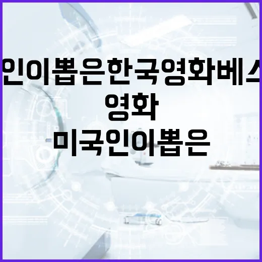 미국인이 뽑은 한국영화 베스트 5를 알아보는 방법 - 요약
