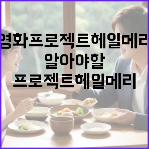 영화 프로젝트 헤일메리에 대해 알아야 할 모든 것 - 요약