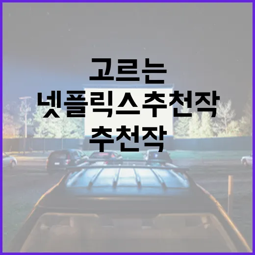 넷플릭스 추천작을 고르는 방법 - 요약