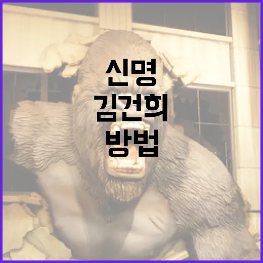 신명 김건희를 이해하는 방법 - 요약