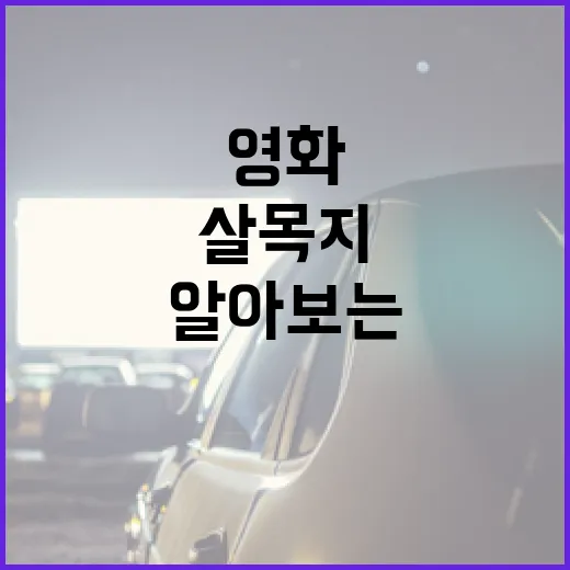 영화 '살목지'에 대해 알아보는 방법 - 요약