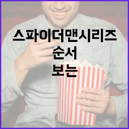 스파이더맨 시리즈를…