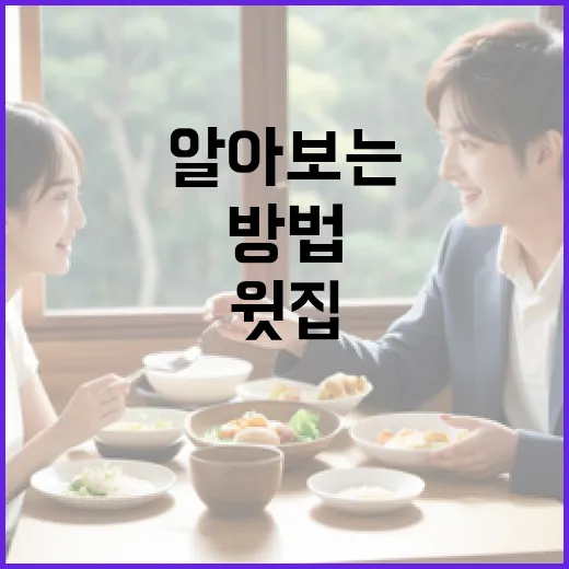 윗집 사람들 정보를 효과적으로 알아보는 방법 - 요약