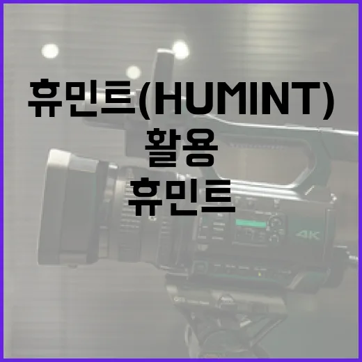 휴민트(HUMINT) 이해하고 활용하는 방법 - 요약