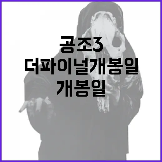 공조3: 더 파이널 개봉일에 대해 알아보는 방법 - 요약