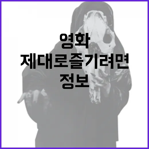 영화를 제대로 즐기려면 이렇게: 영화 램 정보 파헤치기 - 요약