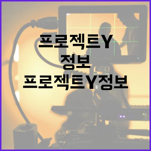 프로젝트 Y 정보를 최대한 활용하는 방법 - 요약