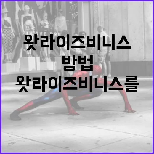 왓라이즈비니스를 성공적으로 활용하는 방법 - 요약