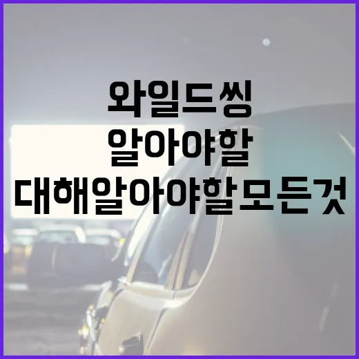 와일드 씽에 대해 알아야 할 모든 것 - 요약