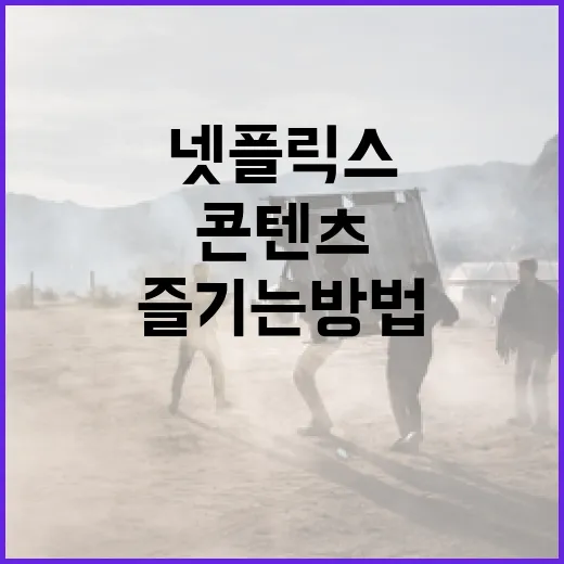 넷플릭스 콘텐츠를 최대한 즐기는 방법 - 요약