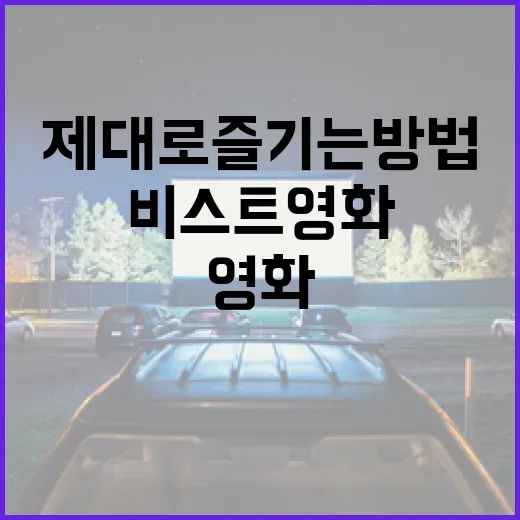 비스트 영화를 제대로 즐기는 방법 - 요약