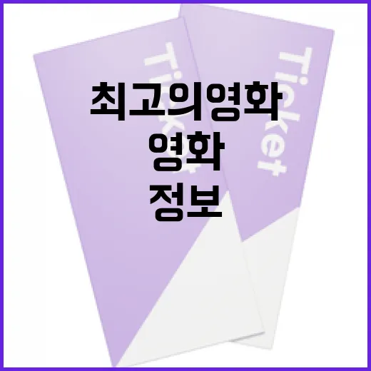 최고의 영화 정보를 얻는 방법 - 요약