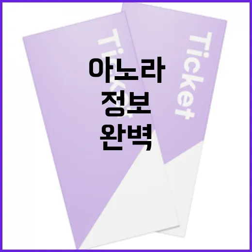 아노라 정보를 완벽하게 이해하는 방법 - 요약