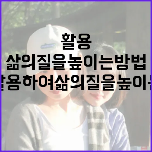 아노라를 활용하여 삶의 질을 높이는 방법 - 요약