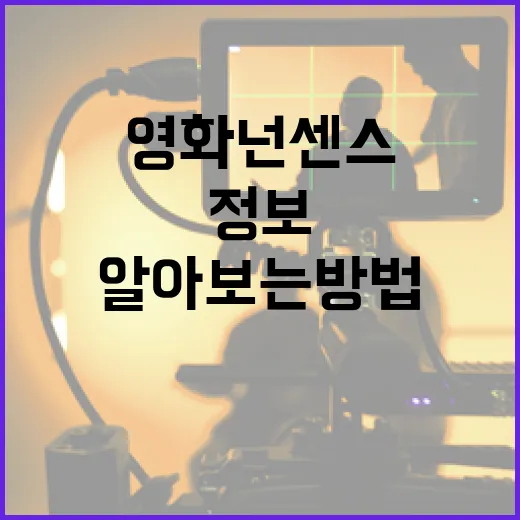 영화 넌센스 정보를 알아보는 방법 - 요약