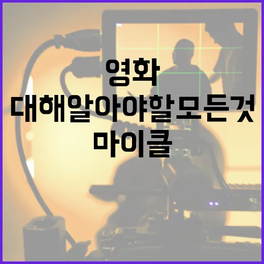 마이클 영화에 대해…