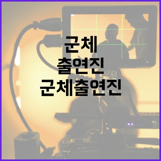 군체 출연진에 대해 알아보는 흥미로운 이야기 - 요약