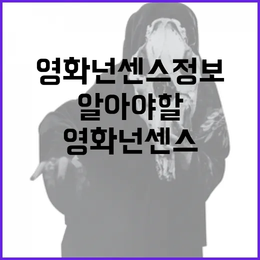 영화 덕후라면 알아야 할 재밌는 영화 넌센스 정보 - 요약