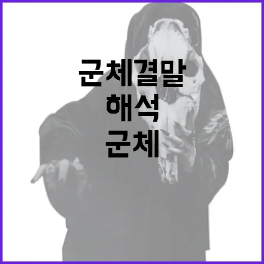 군체 결말, 이렇게 해석해보면 어떨까요? - 요약