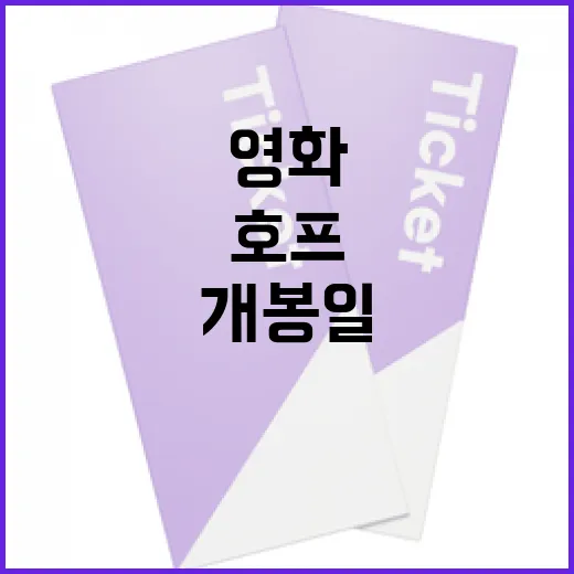 호프 영화 개봉일에 대해 알아야 할 모든 것 - 요약