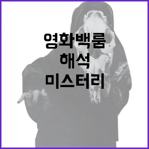 영화 백룸 해석: 숨겨진 미스터리와 의미 발견하기 - 요약