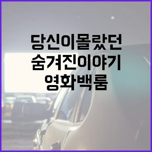 영화 백룸: 당신이 몰랐던 숨겨진 이야기 - 요약