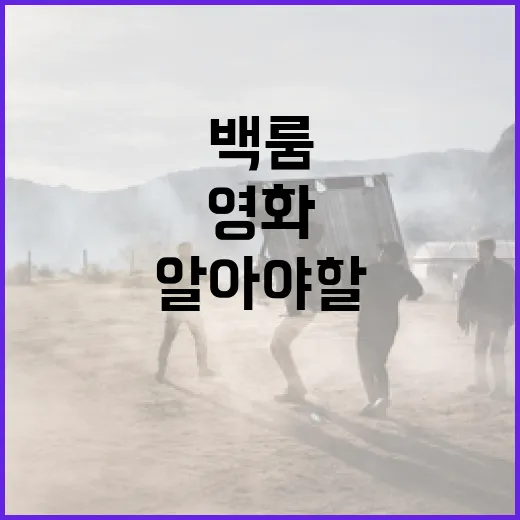영화 백룸에 대해 알아야 할 모든 것 - 요약