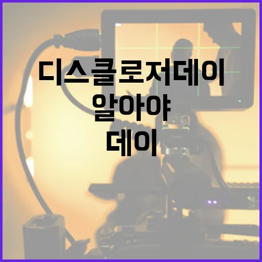 디스클로저 데이에 대해 알아야 할 모든 것 - 요약