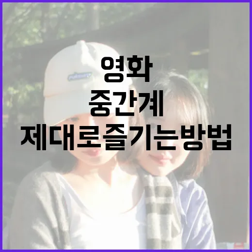중간계 영화 제대로 즐기는 방법 - 요약