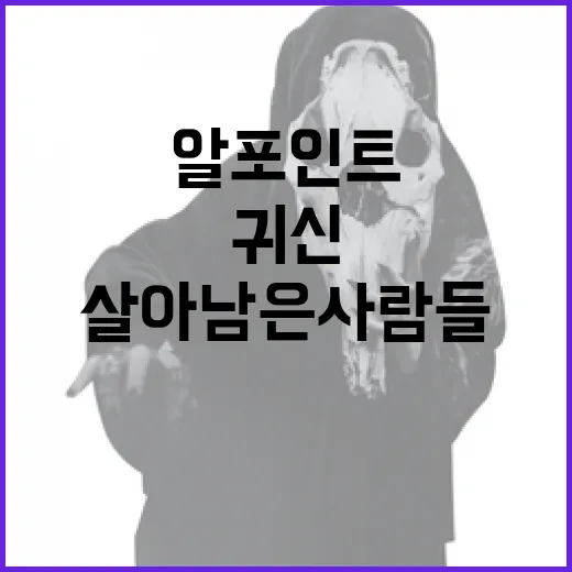 알포인트를 다시 봤더니, 귀신보다 더 무서웠던 건 ‘살아남은 사람들’이었다 - 요약